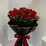 Enchanted Red Roses Led Light Bouquet