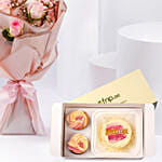 Mothers Day Flower And Cake Combo