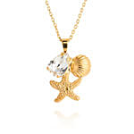 Caroline Svedbom 18k Gold plated Seascape Necklace for Her