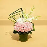 Exquisite Mixed Flowers Vase Arrangement