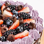 Delicious Chocolate Berry Cake Half Kg