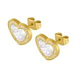 Police Gold Plated MOP Jewelry Gift set for Her
