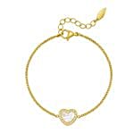 Police Gold Plated MOP Jewelry Gift set for Her
