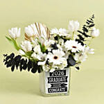 Congrats To Graduate Flower Vase