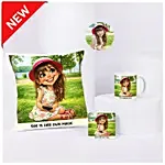 She Is Her Own Magic Cushion Mug Set