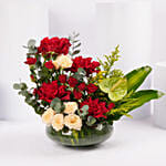 Elegant Rose Vase Bowl