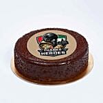 Salute Our Heroes Chocolate Cake