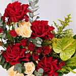 Elegant Rose Vase Bowl