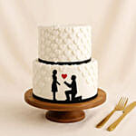 Enagagement or Wedding Celebration Chocolate Cake 3 KG