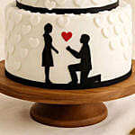 Enagagement or Wedding Celebration Chocolate Cake 3 KG