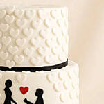 Enagagement or Wedding Celebration Chocolate Cake 3 KG