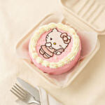 Hello Kitty Theme Chocolate Fudge Cake 1 KG