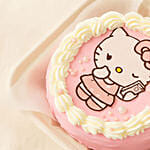 Hello Kitty Theme Chocolate Fudge Cake 1 KG