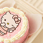 Hello Kitty Theme Chocolate Fudge Cake 1 KG