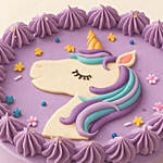 Unicorn Purple Red Velvet Cake 1 KG