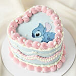 Lilo and Stitch Heart Shaped Chocolate Cake 1 KG