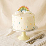 Rainbow Theme Fudge Cake 1.5 KG