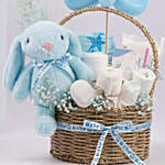 Welcome Baby Boy Gift Basket