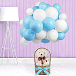 Teddy on a cloud arrangement