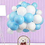 Teddy on a cloud arrangement