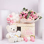 Welcome Baby Girl Gift Set