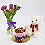 Red Velvet Dream Cake Combo