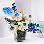 Fathers Day Floral Charm Vase