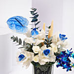 Fathers Day Floral Charm Vase