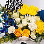 Fathers Day Royal Blooms Flower Arranegement