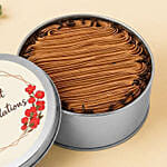 Congratulations Chocolate Dream Cake Half Kg