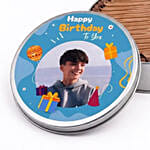 Personalized Birthday Tin Cake half Kg