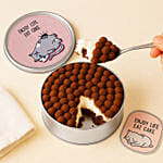 Sleepy Cat Cake Half Kg