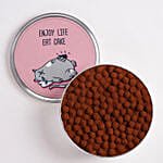 Sleepy Cat Cake Half Kg