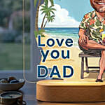 Best Dad Ever Led Lamp