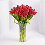 Red Tulip Arrangement Premium