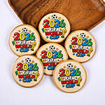 World Cup Party Cookies 6 Pcs