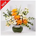 Golden Hour Floral Arrangement