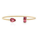 Caroline Svedbom 18k Gold plated Swarovski Crystal Rose Bracelet