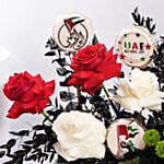 Cookies and Flowers National Day Arrangement