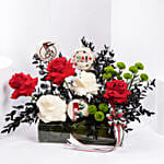 Cookies and Flowers National Day Arrangement