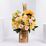 Get Well Soon Message Flowers Arrangement