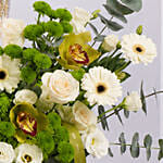 Happy Birthday Floral Box with Balloon