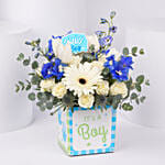 It's A Boy Flower Vase