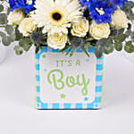 It's A Boy Flower Vase