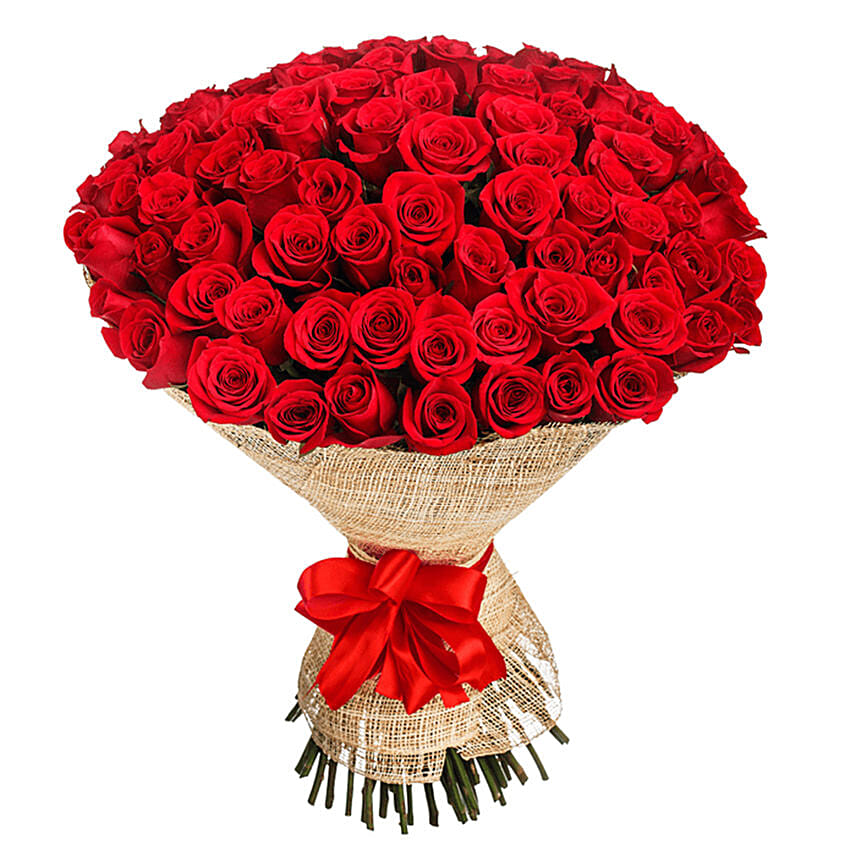 Elegant Red Roses Bouqet: Send Flowers and Chocolates to Saudi Arabia