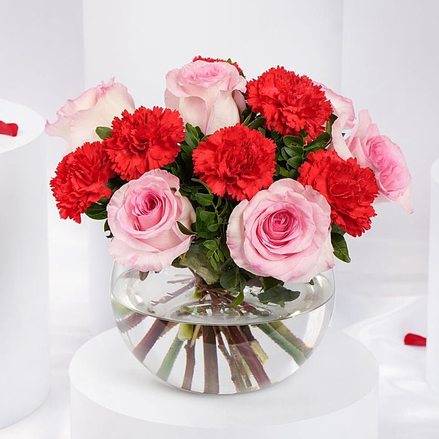 Love Flower Elegant Bowl: Send Gifts to Jeddah