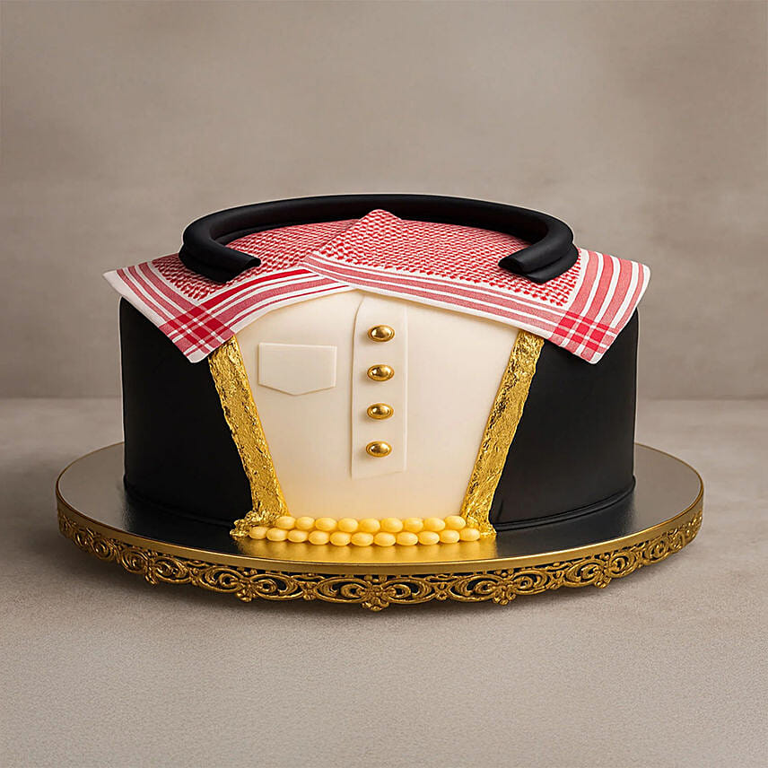 Saudi Thobe N Bisht Fathers Day Cake: Send Cakes to Saudi Arabia