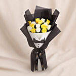 An elegant bouquet of roses for the special man