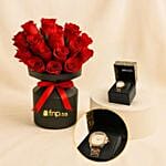 Just Cavalli Golden WomenS Watch N Bouquet