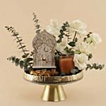 Ramadan Golden Rose Stand With Chocolate